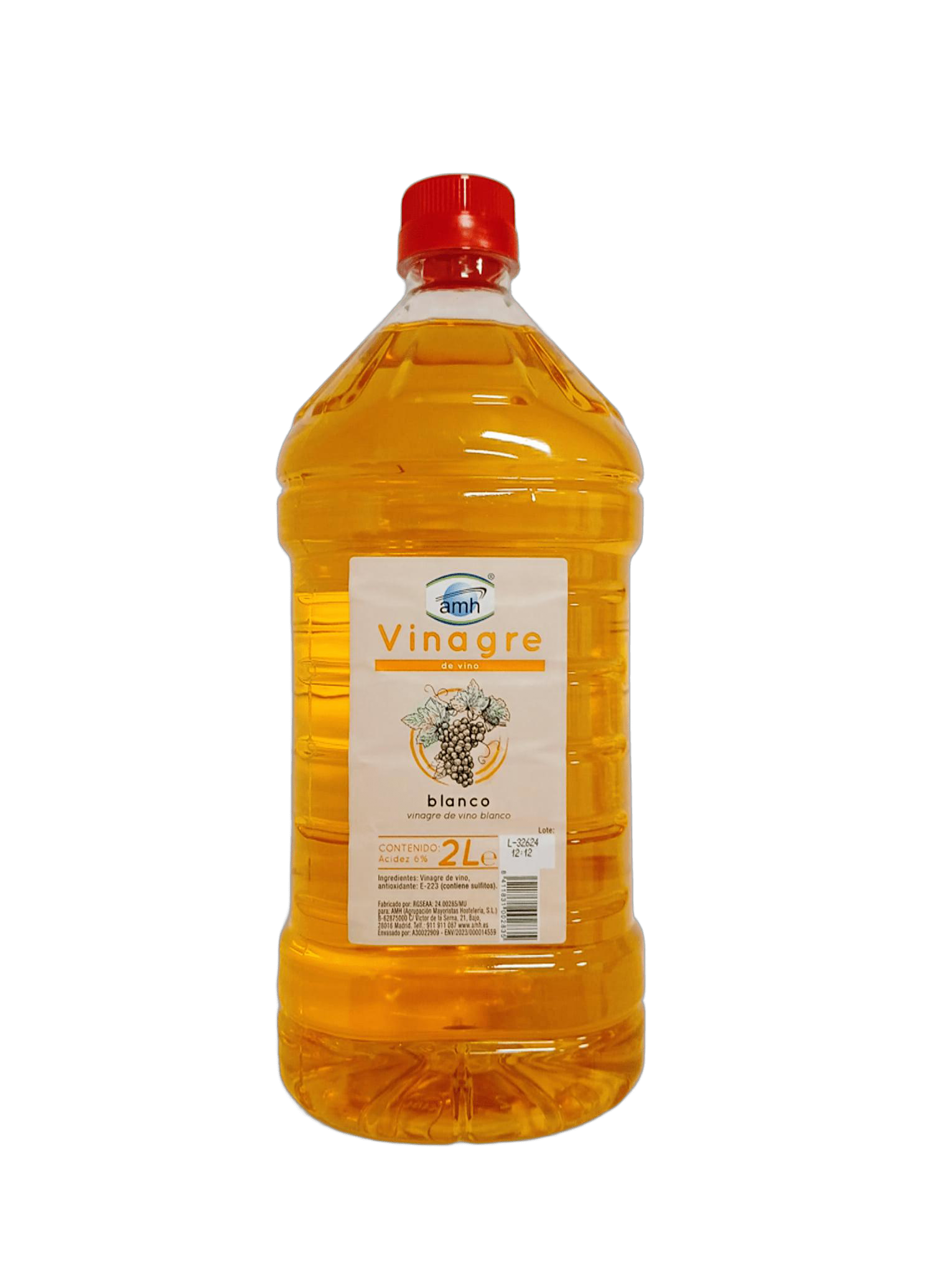 VINAGRE DE VINO BLANCO 6º AMH 2 L