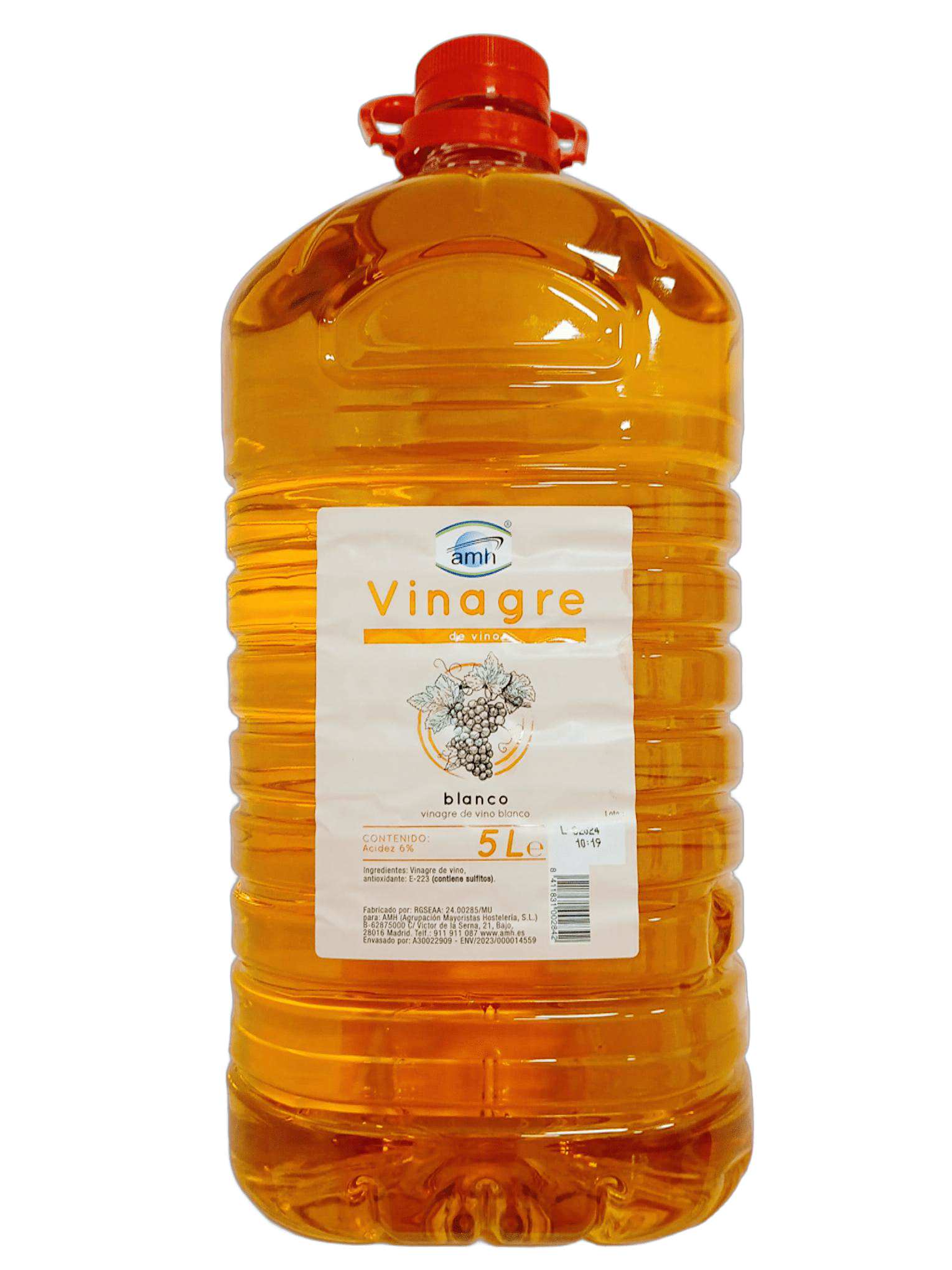 VINAGRE DE VINO BLANCO 6º AMH 5 L