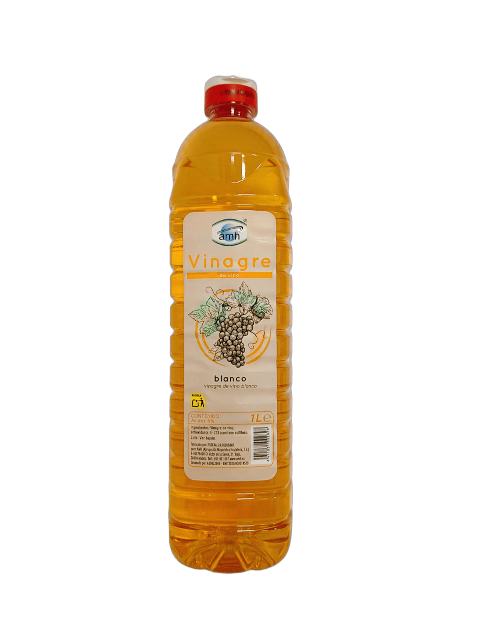 VINAGRE DE VINO BLANCO 6º AMH 1 L