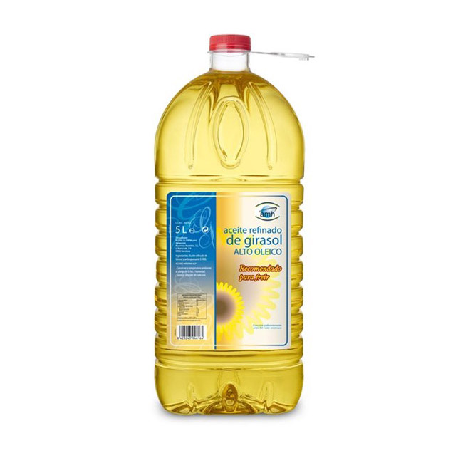 ACEITE DE GIRASOL ALTO OLEICO 80% AMH 5 L