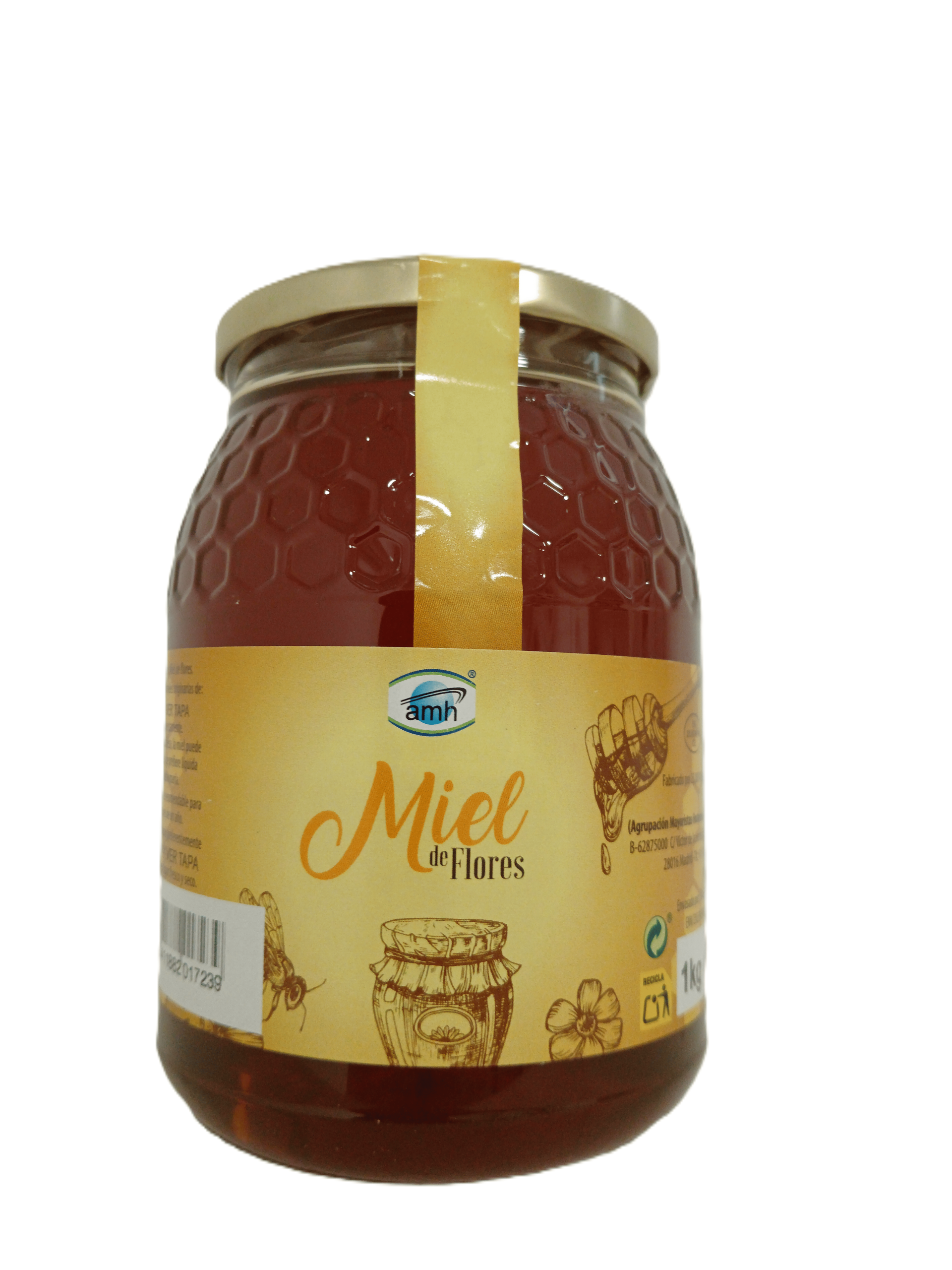 MIEL DE FLORES AMH TARRO 1 KG X 6 UDS