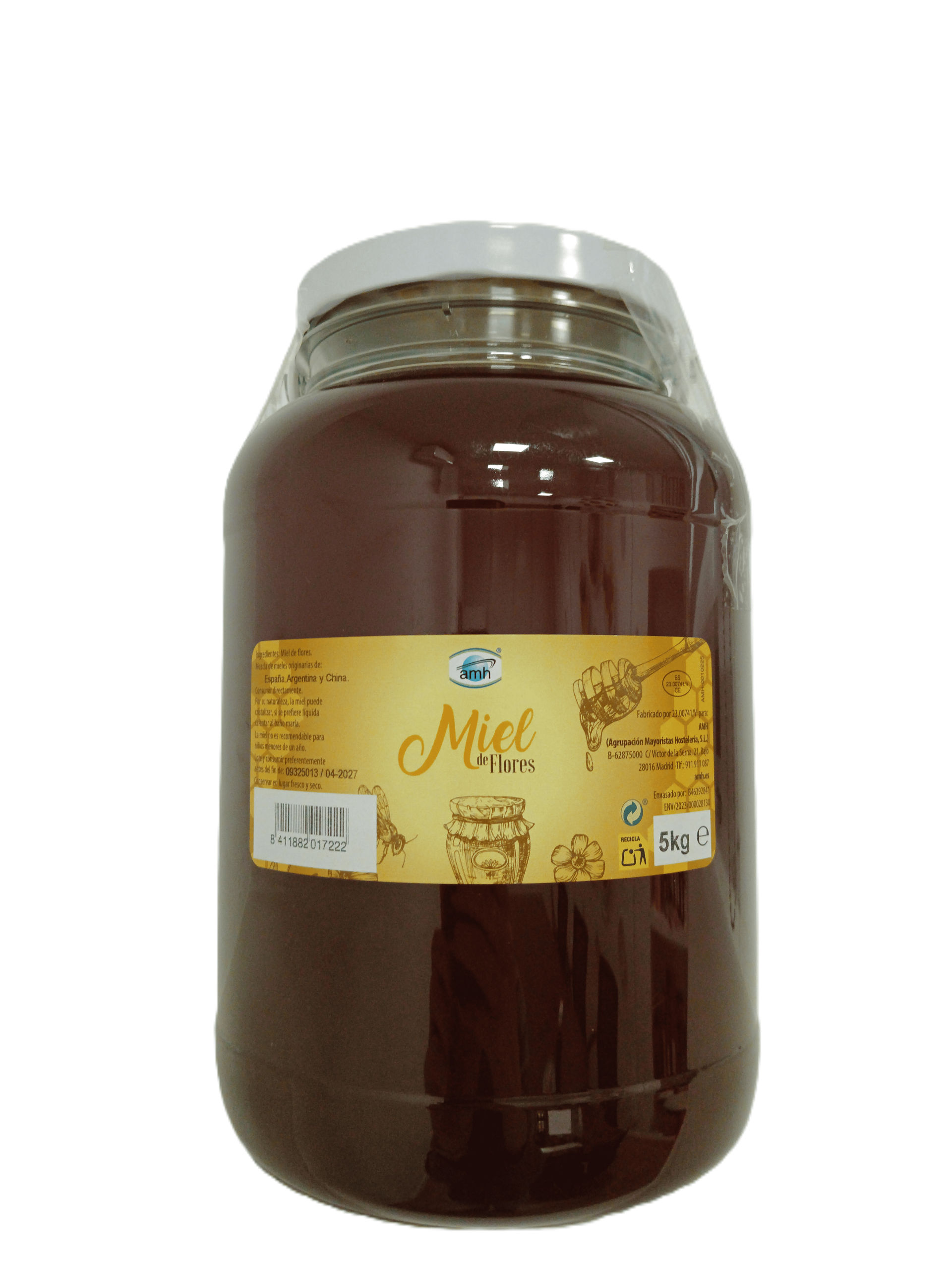 MIEL DE FLORES AMH BOTE 5 KG