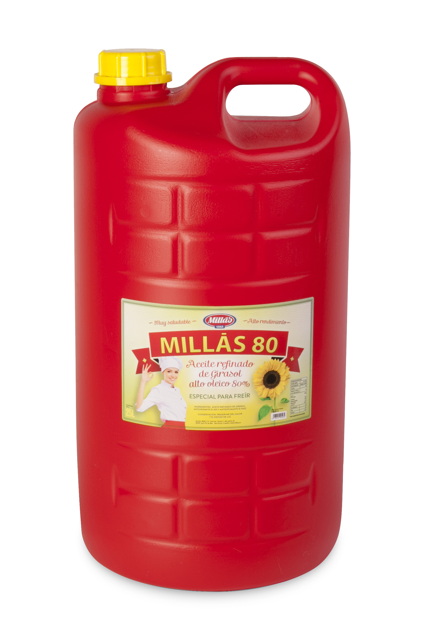 ACEITE DE GIRASOL ALTO OLEICO 80% 25 L