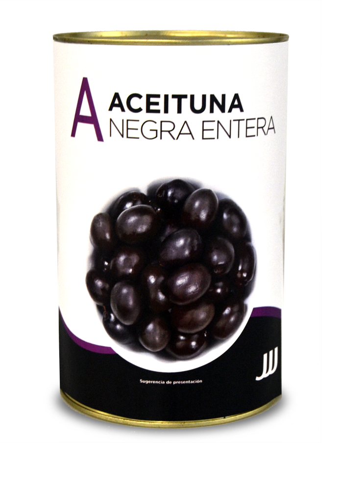 ACEITUNA NEGRA ENTERA 240/260 JJJ 5 KG